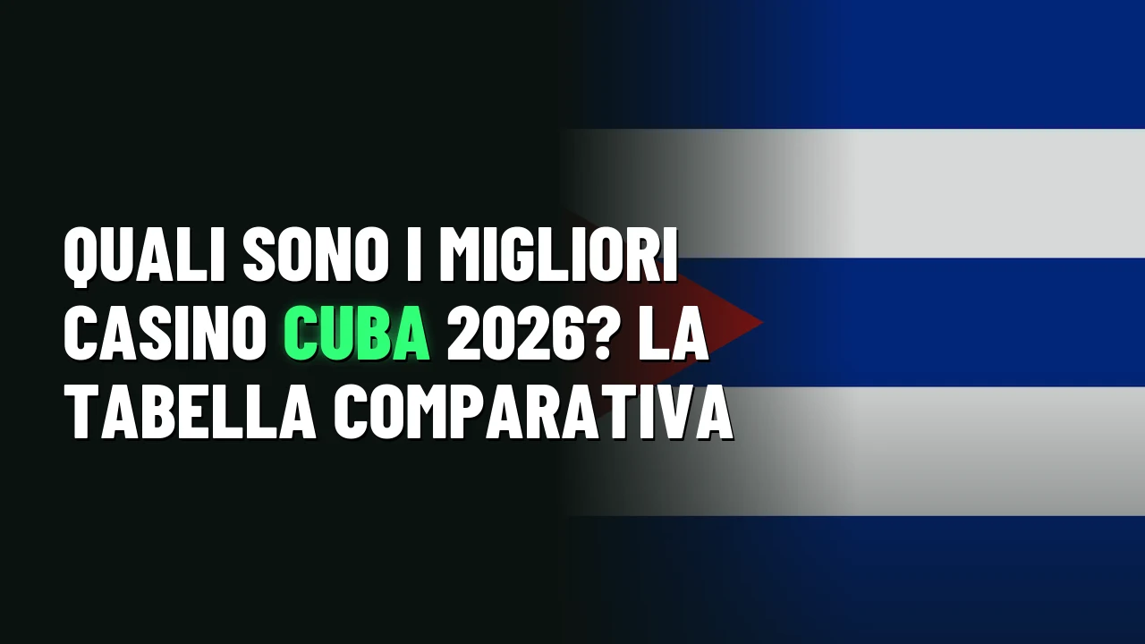 Quali sono i migliori casino Cuba 2026? La tabella comparativa