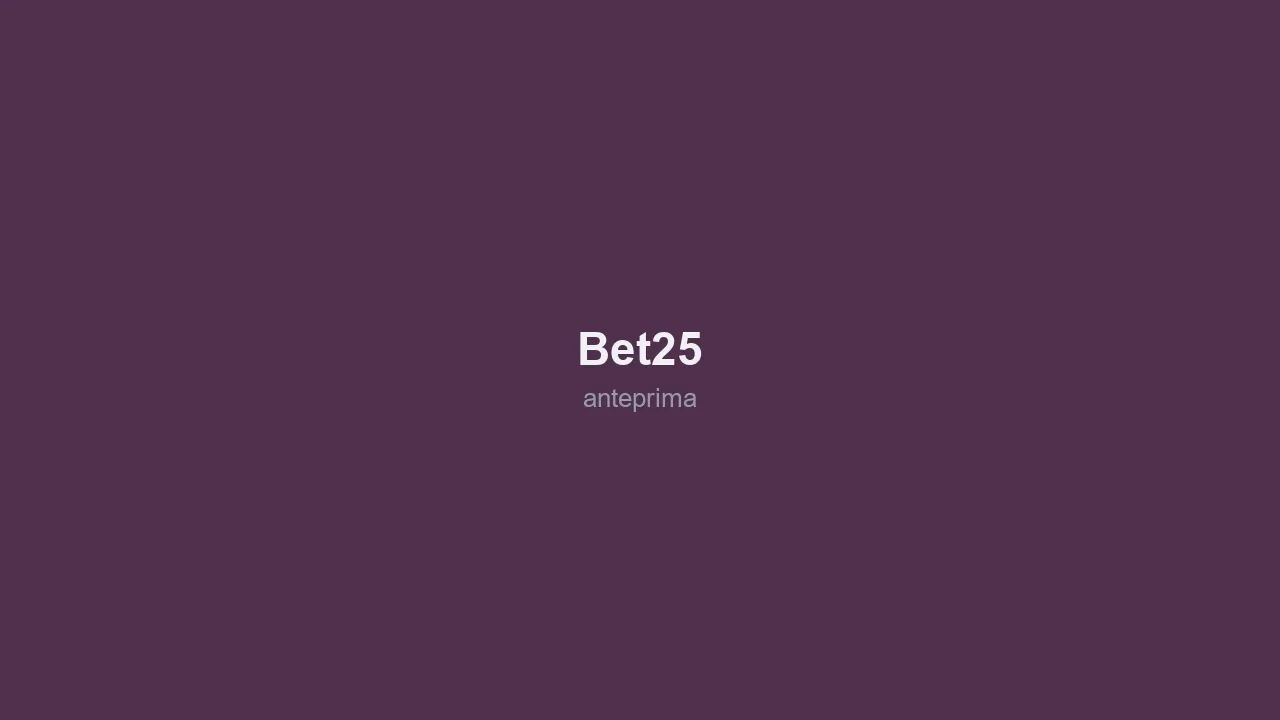 Schermata di Bet25