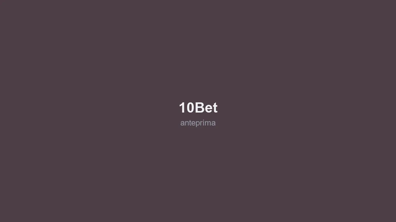 Schermata di 10bet