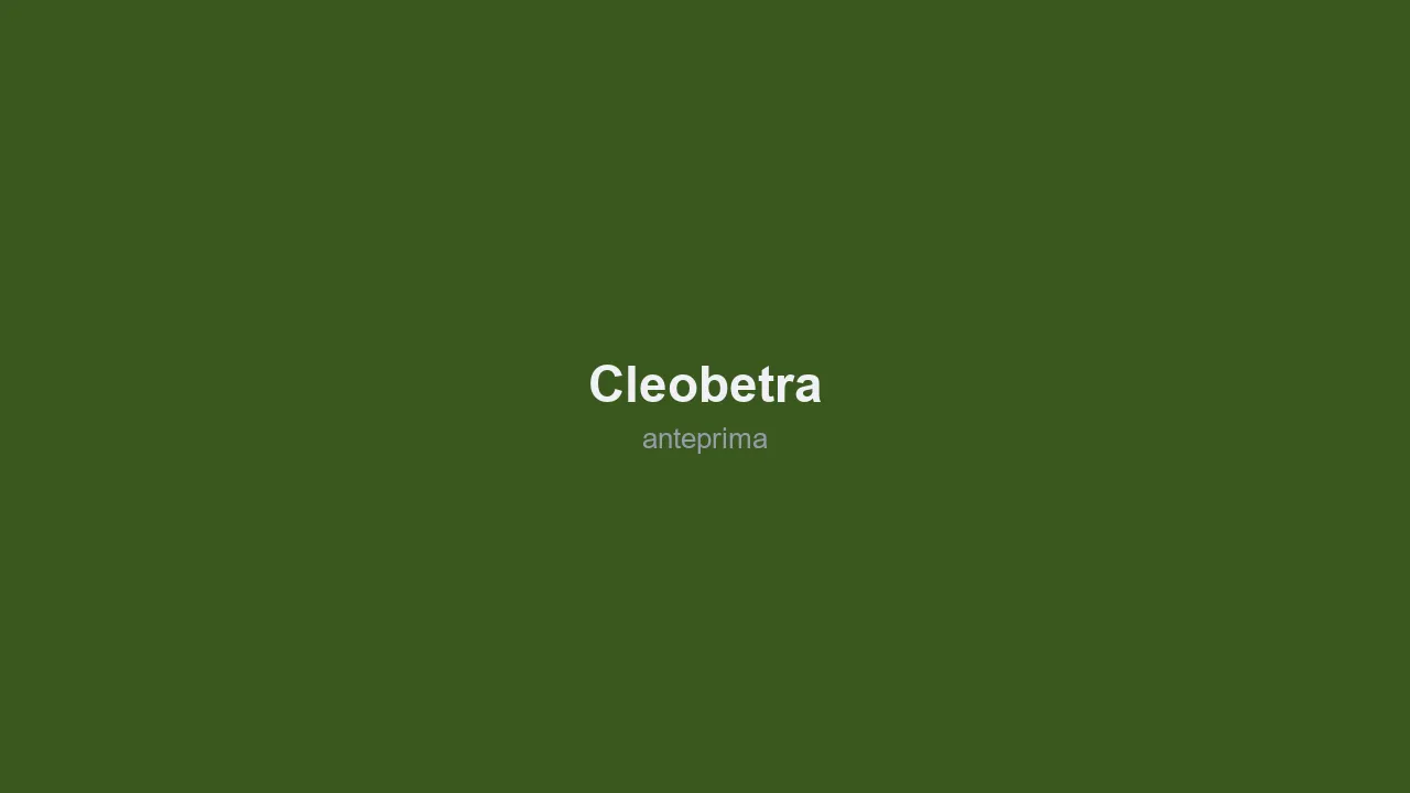 Schermata di Cleobetra