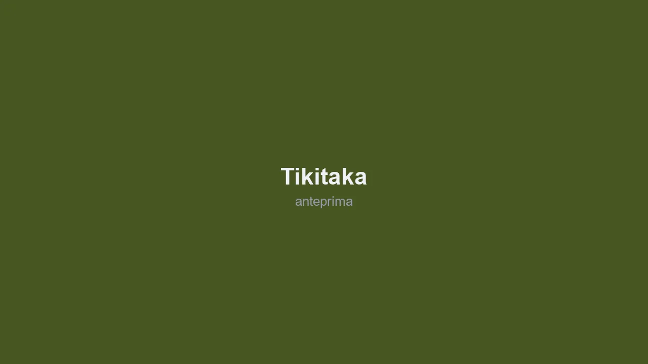 Schermata di Tikitaka