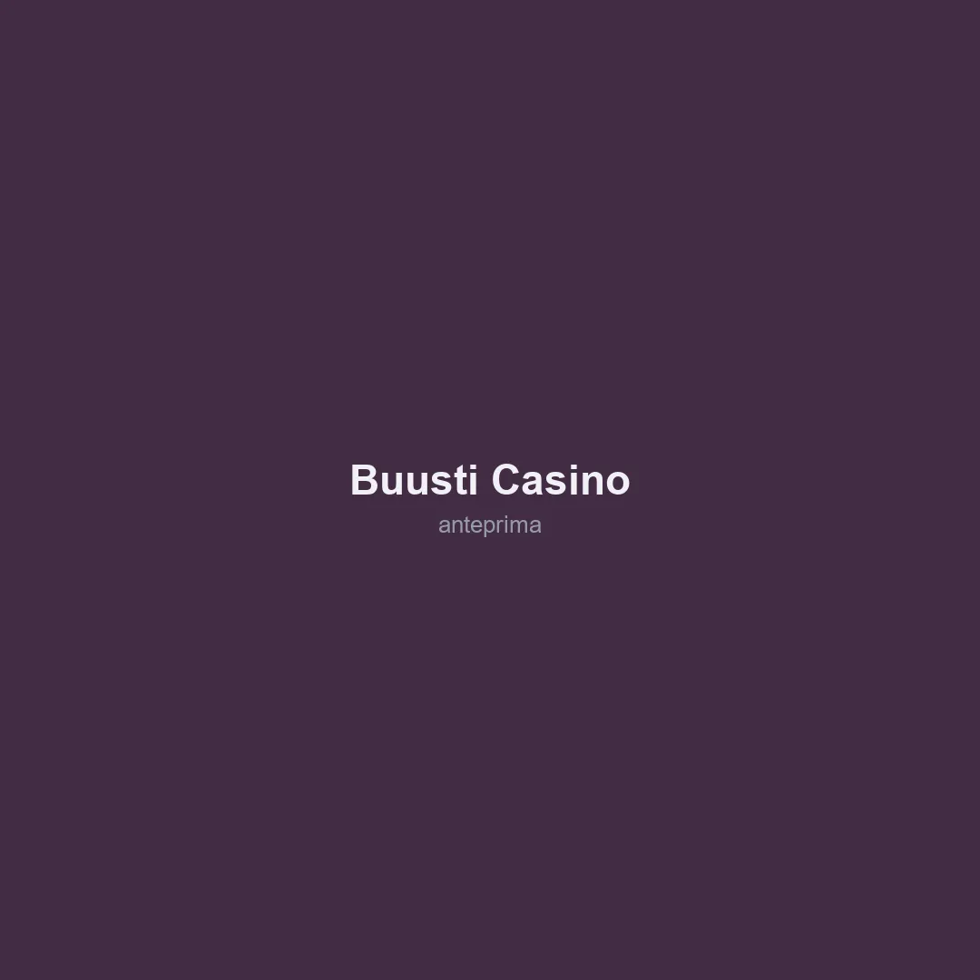 Schermata 2 di Buusti Casino