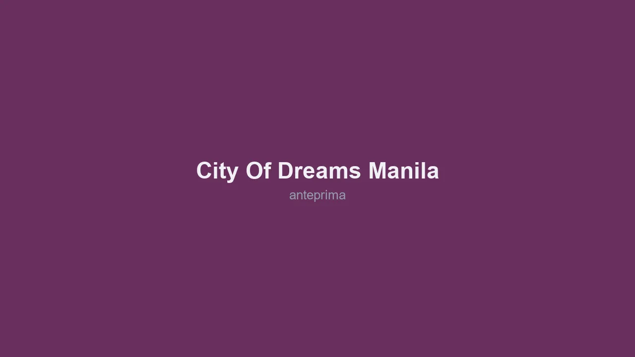 Schermata 1 di City of Dreams Manila
