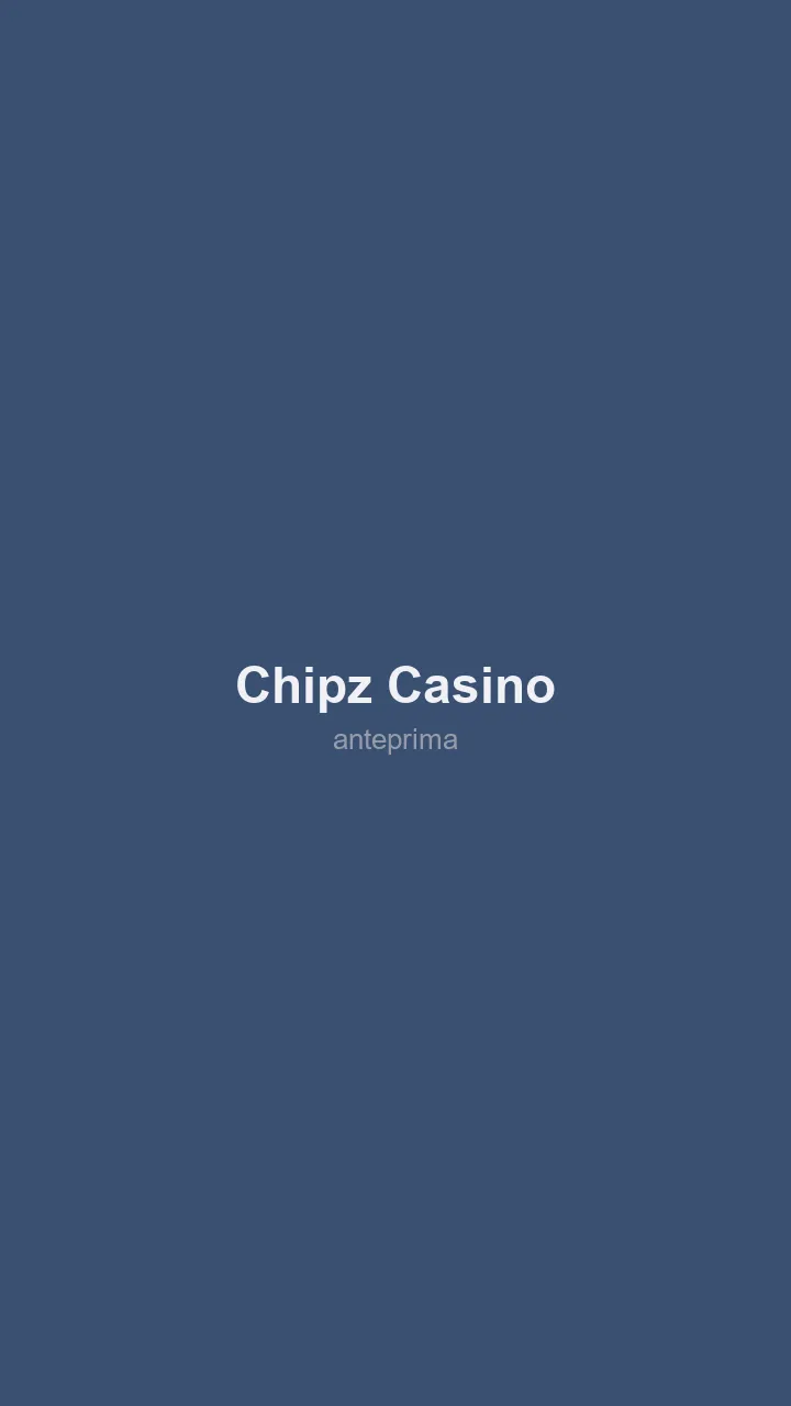 Schermata di Chipz Casino
