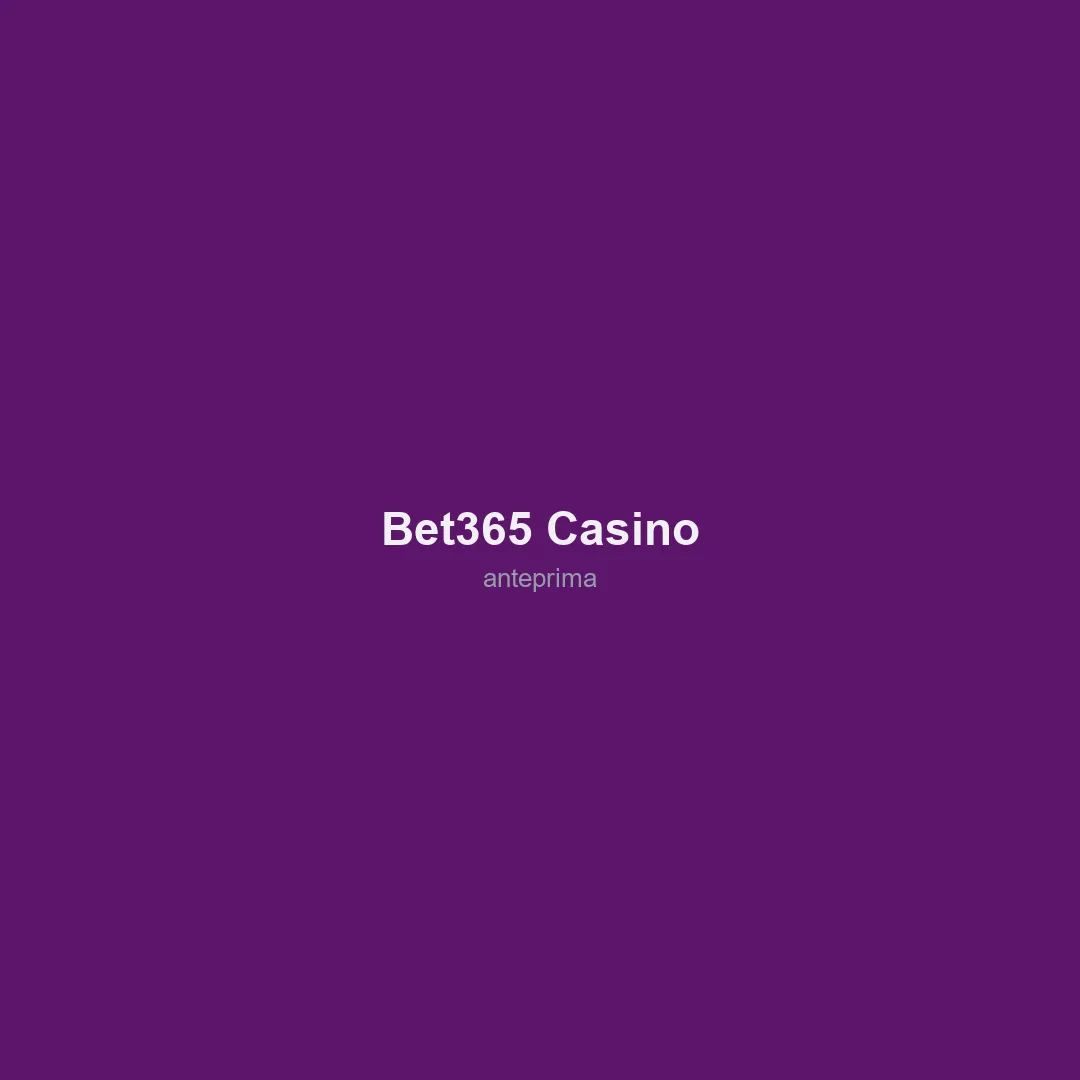 Schermata 3 di Bet365 Casino