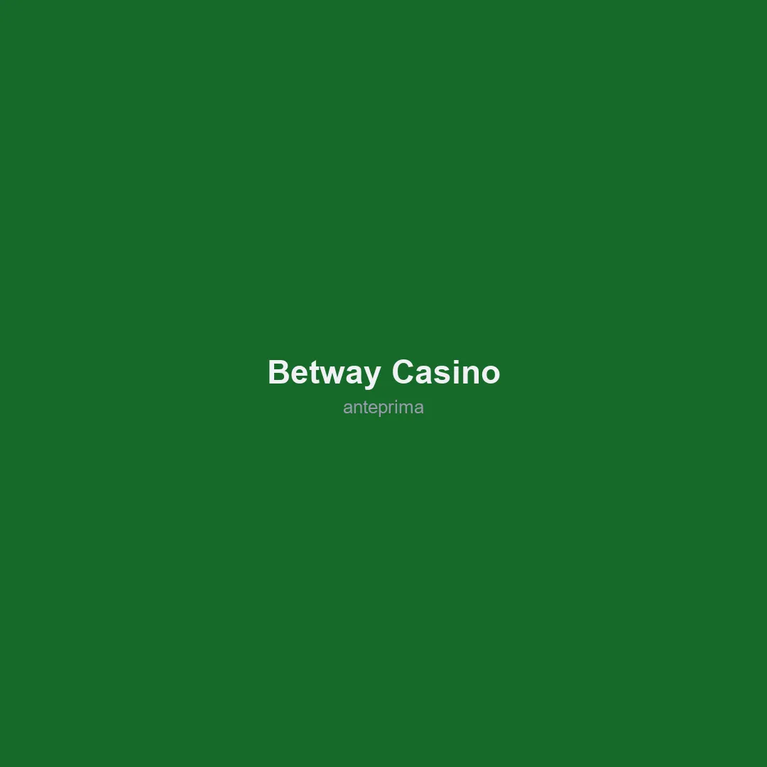 Schermata 3 di Betway Casino