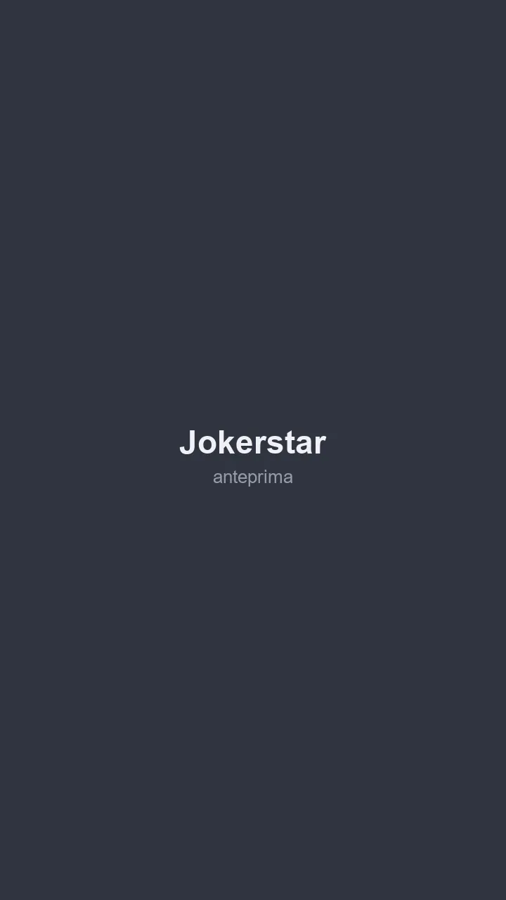 Schermata di Jokerstar