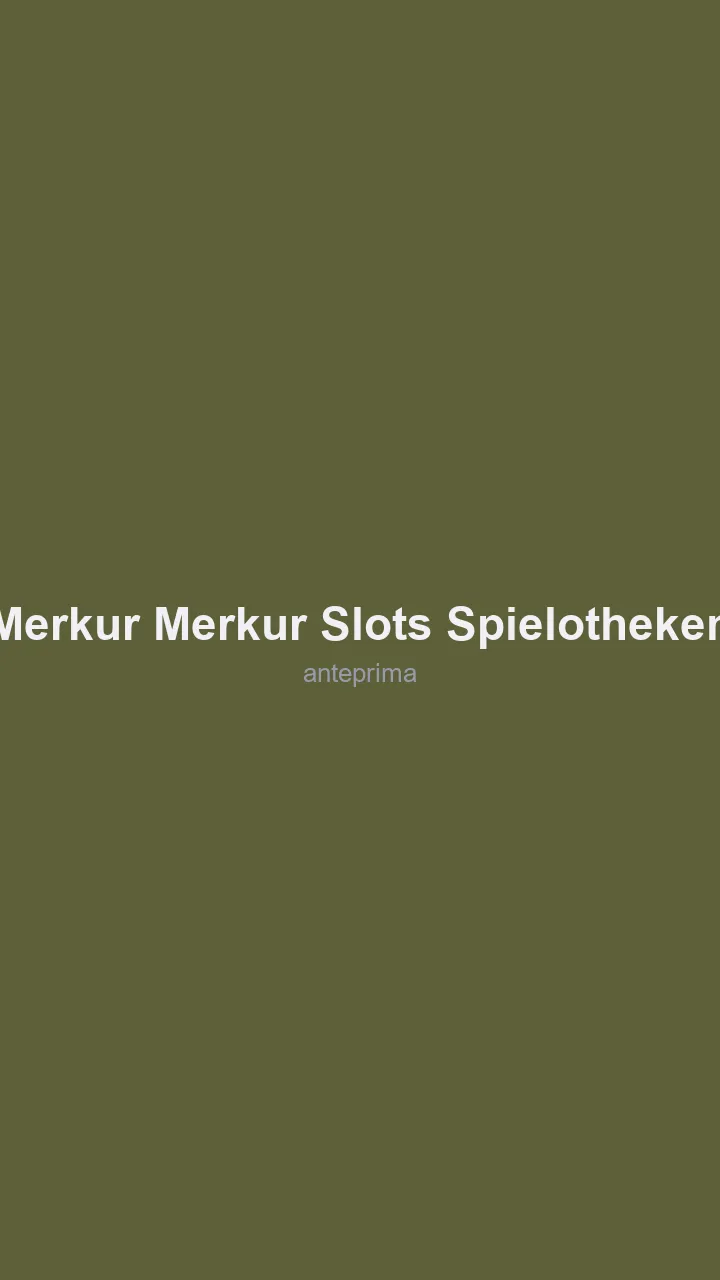 Schermata di Merkur (Merkur Slots/Spielotheken)