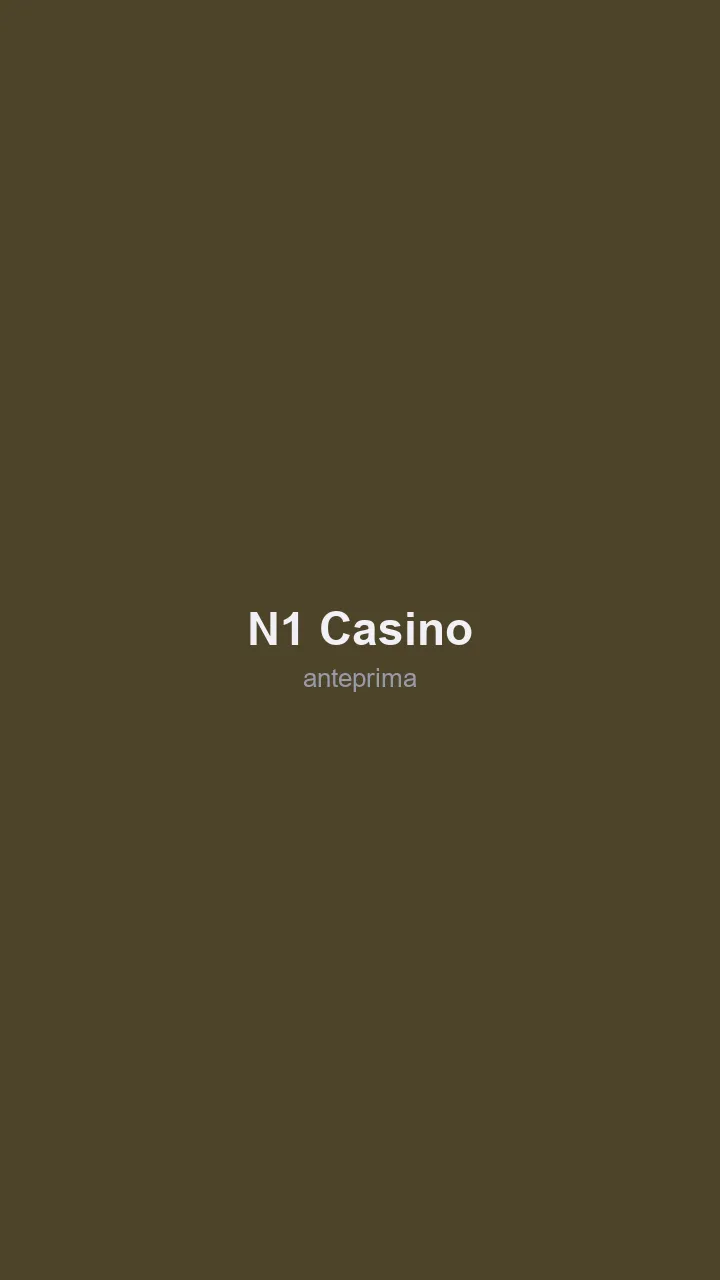 Schermata di N1 Casino