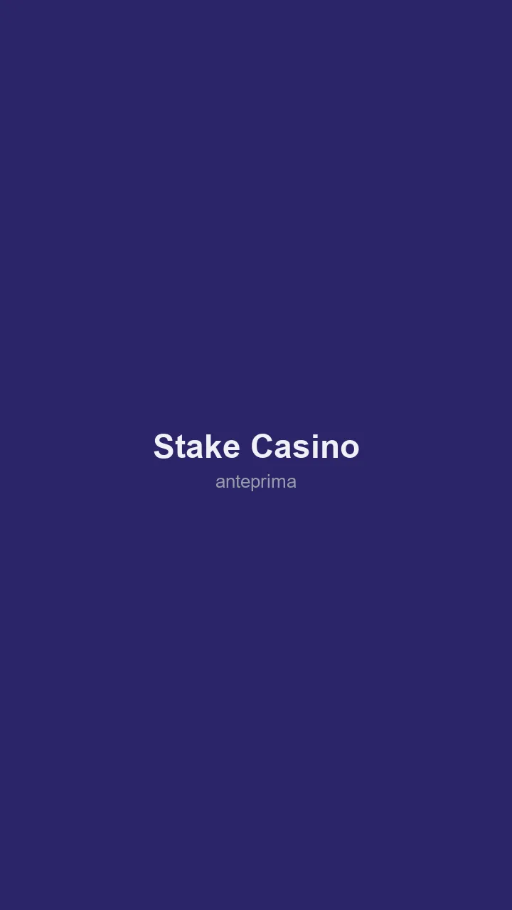 Schermata di Stake Casino