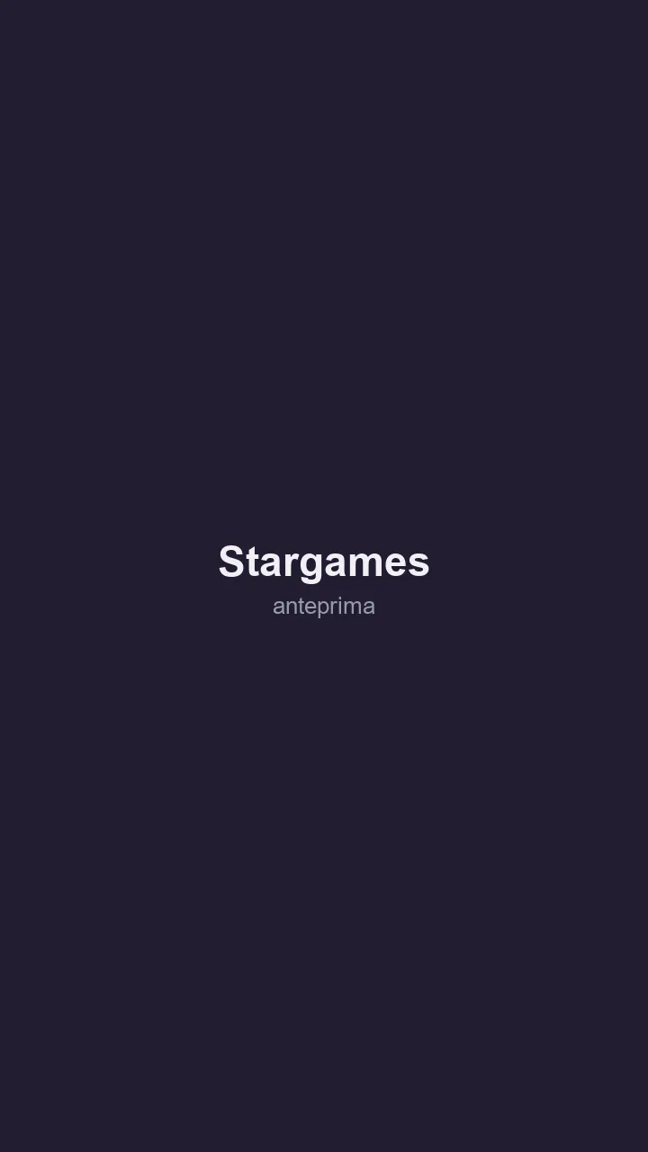 Schermata di StarGames