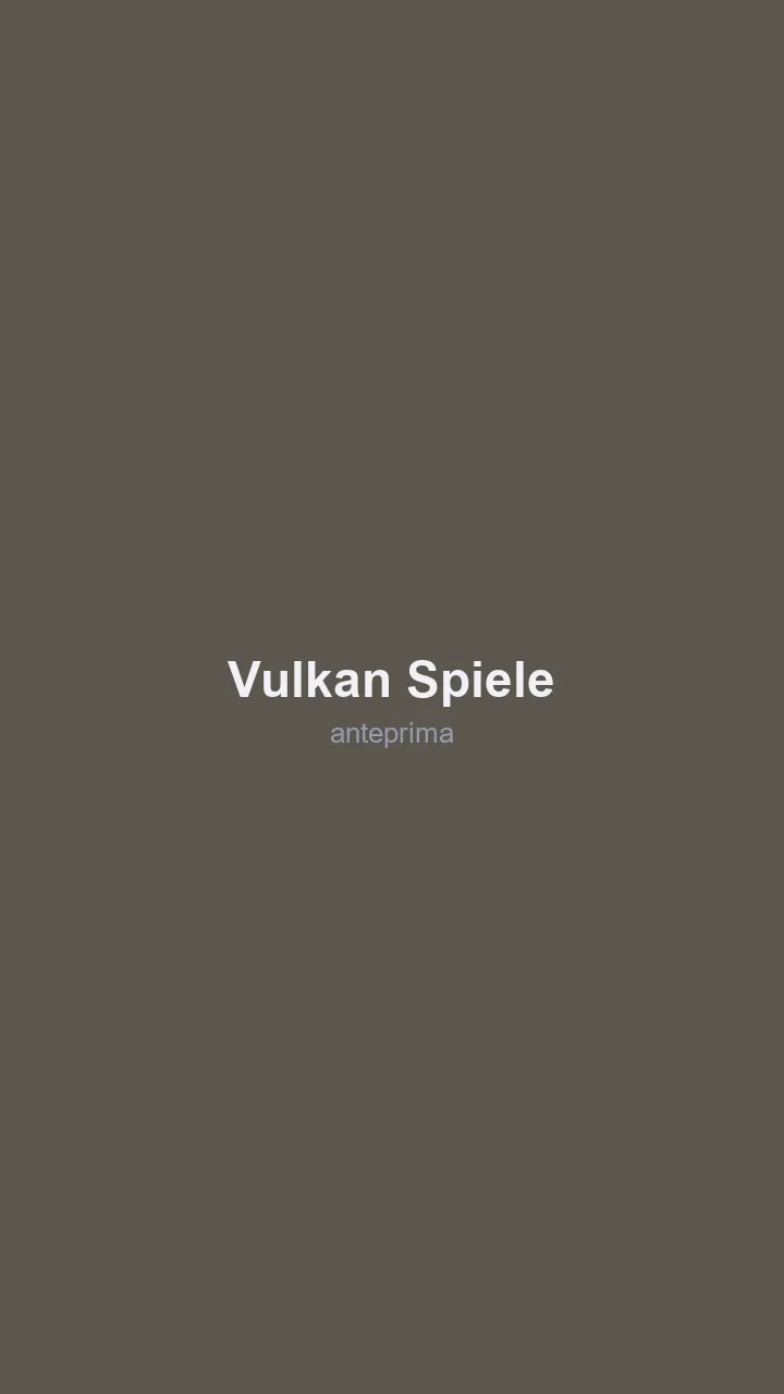 Schermata di Vulkan Spiele