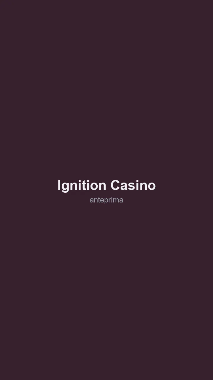 Schermata 2 di Ignition Casino