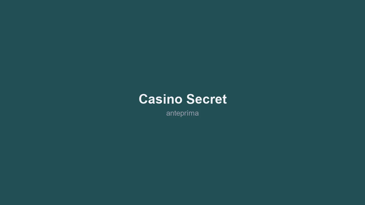Schermata di Casino Secret (カジノシークレット)
