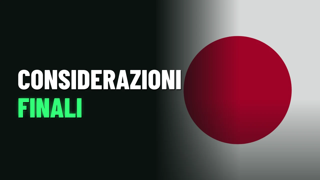 Considerazioni finali