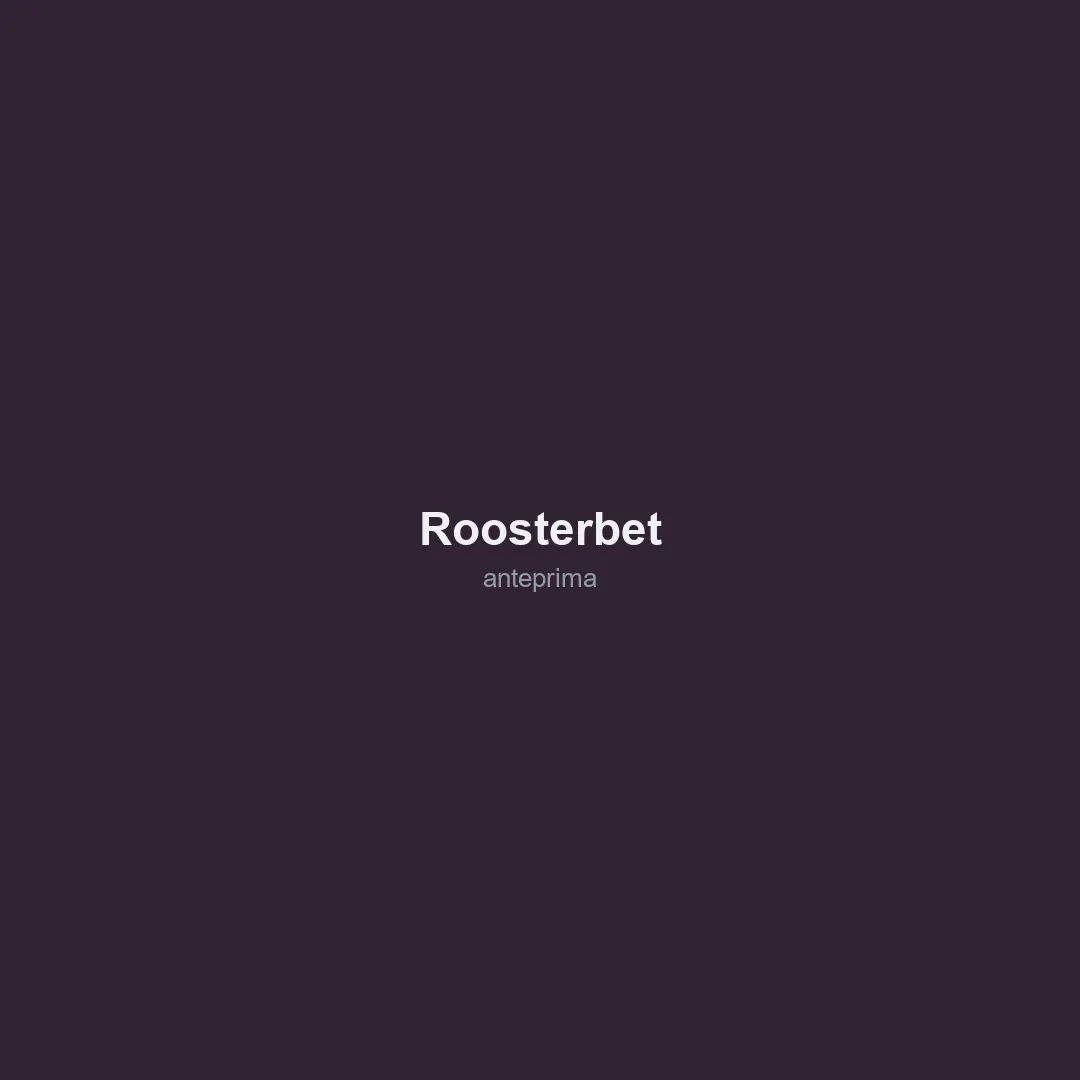 Schermata di RoosterBet
