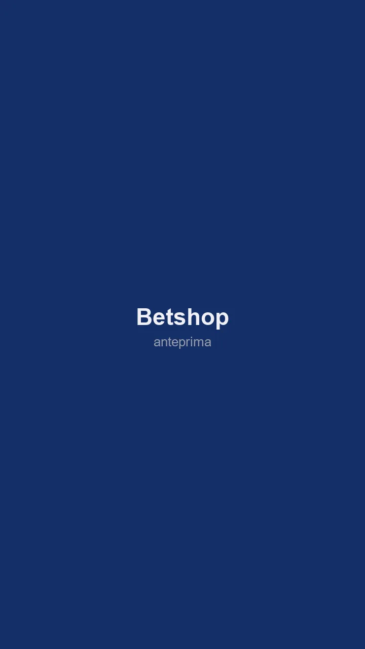 Schermata di Betshop