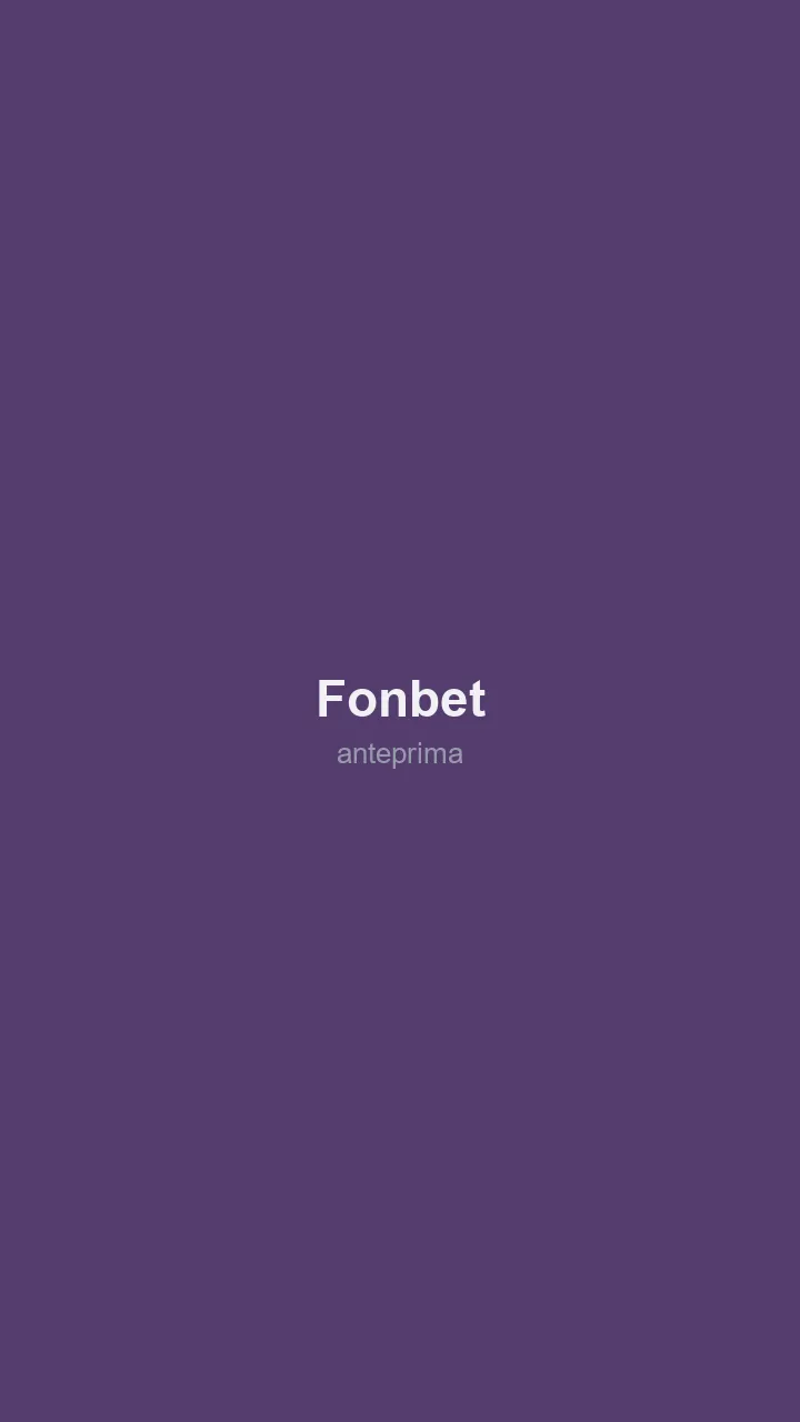 Schermata di Fonbet