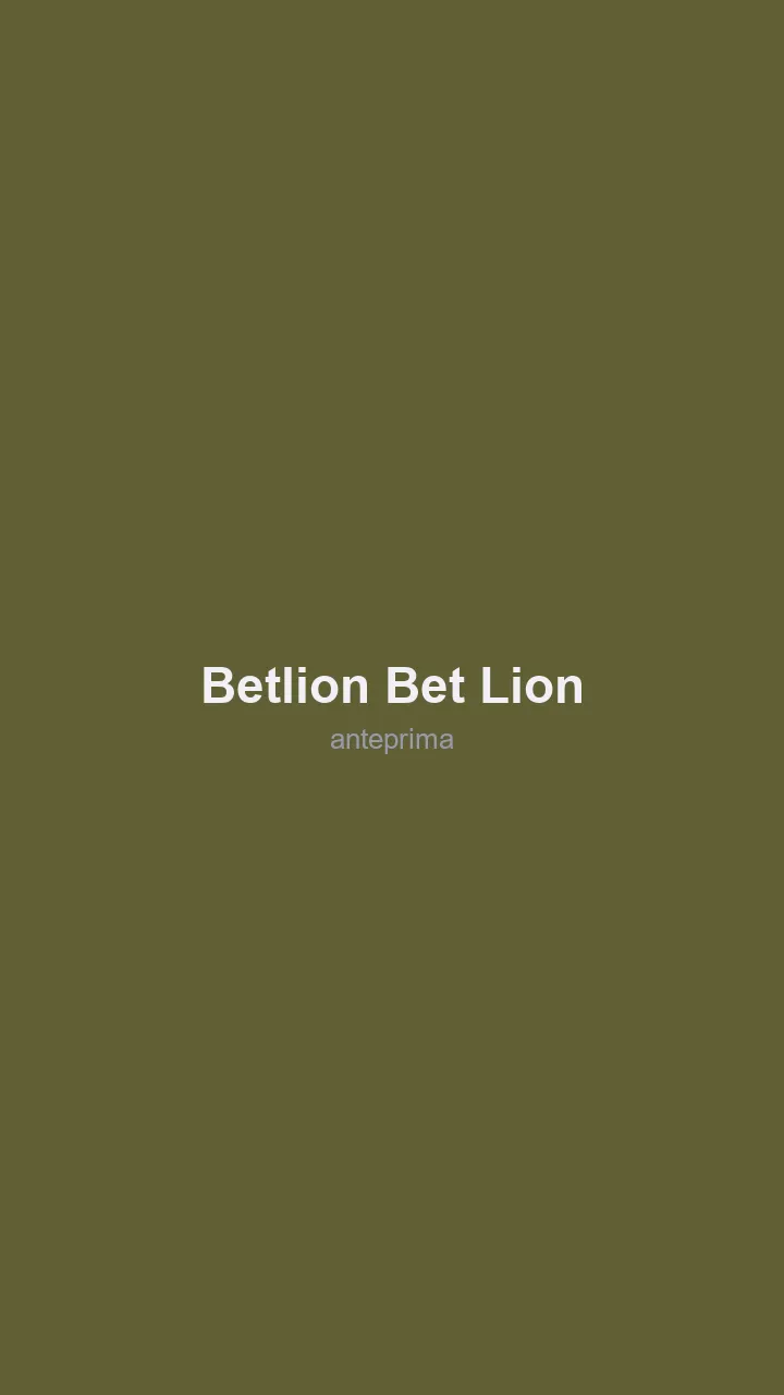 Schermata di Betlion (Bet Lion)