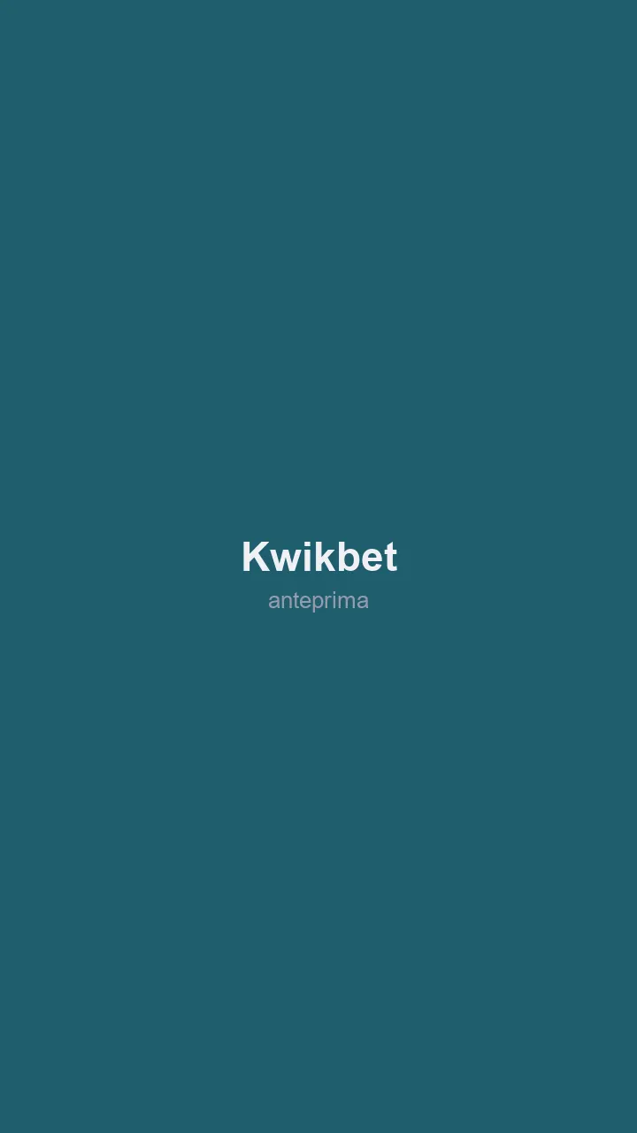Schermata di Kwikbet