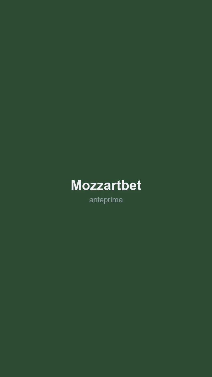 Schermata di MozzartBet
