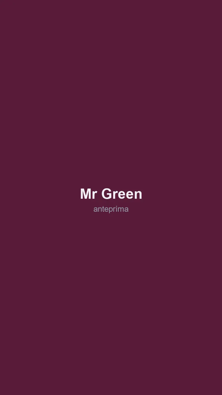 Schermata di Mr Green