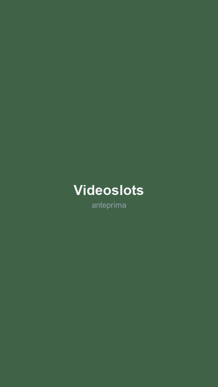 Schermata di Videoslots