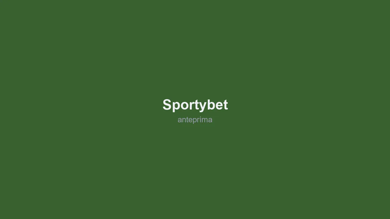 Schermata di SportyBet