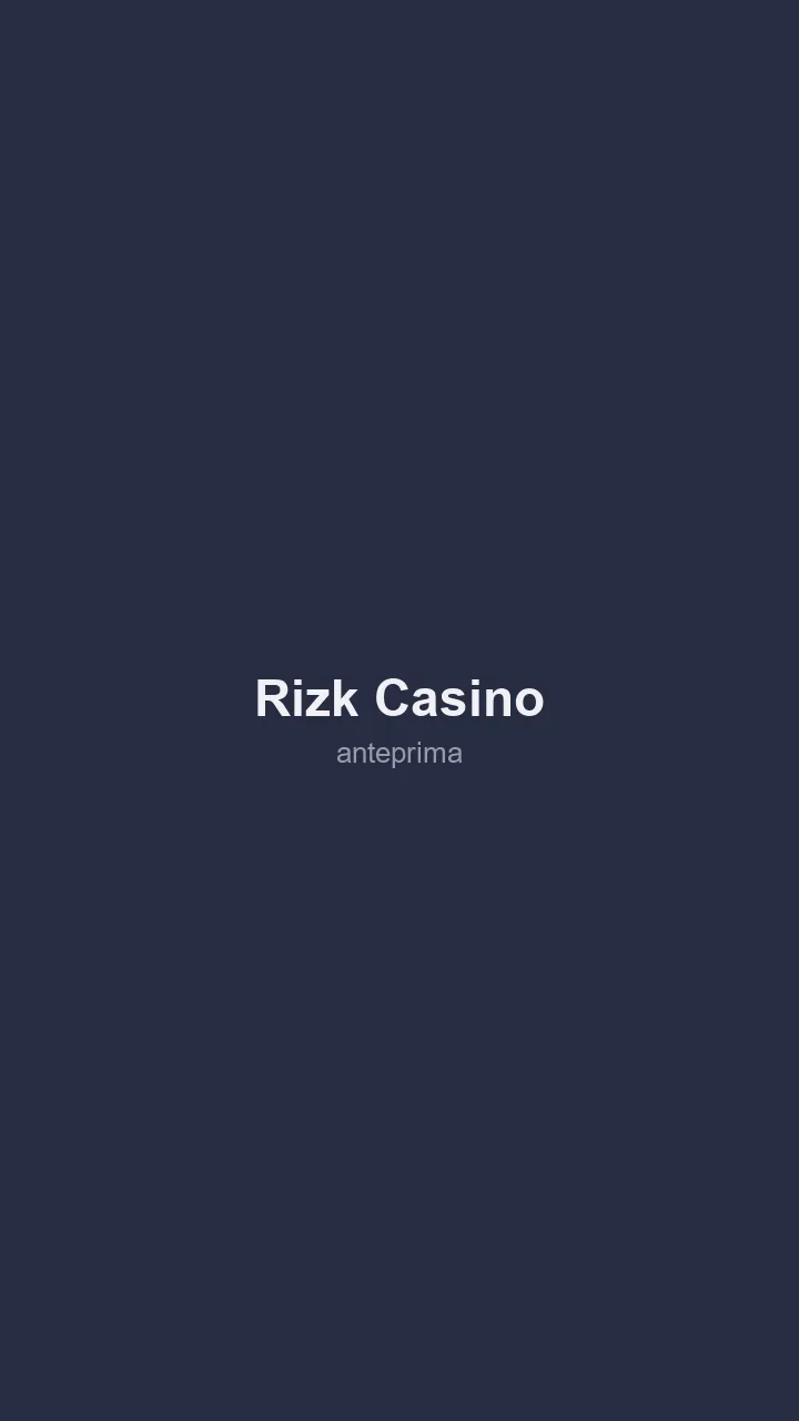 Schermata di Rizk Casino
