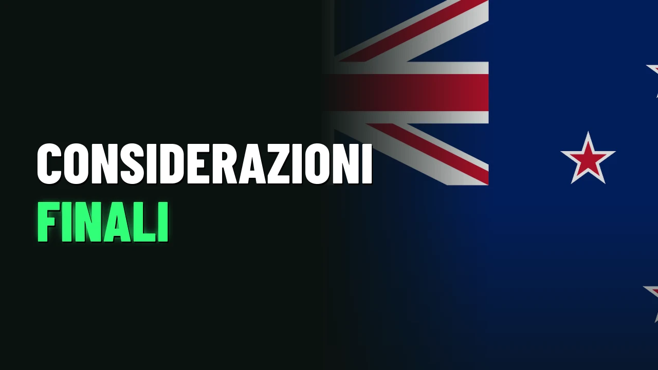 Migliori Casino Nuova Zelanda 2026 14 Considerazioni finali