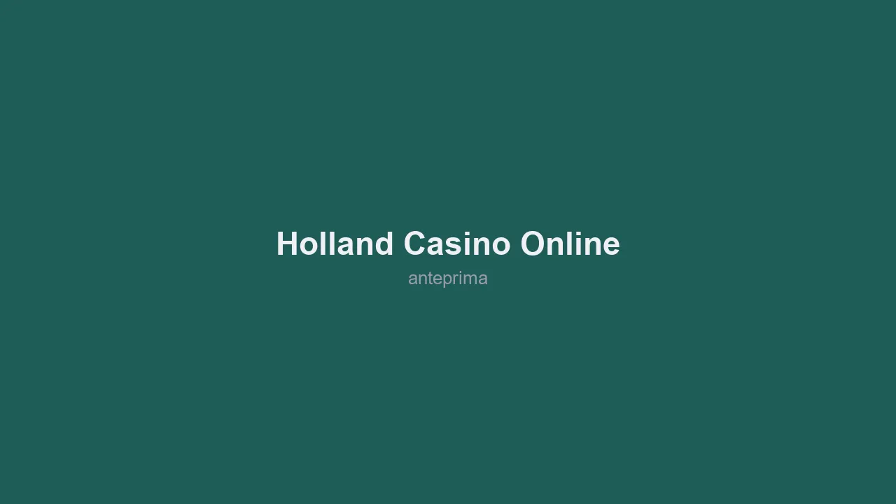 Schermata 3 di Holland Casino Online