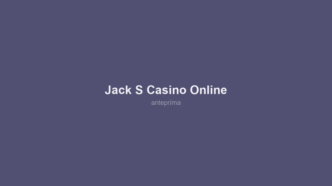 Schermata 3 di Jack's Casino Online