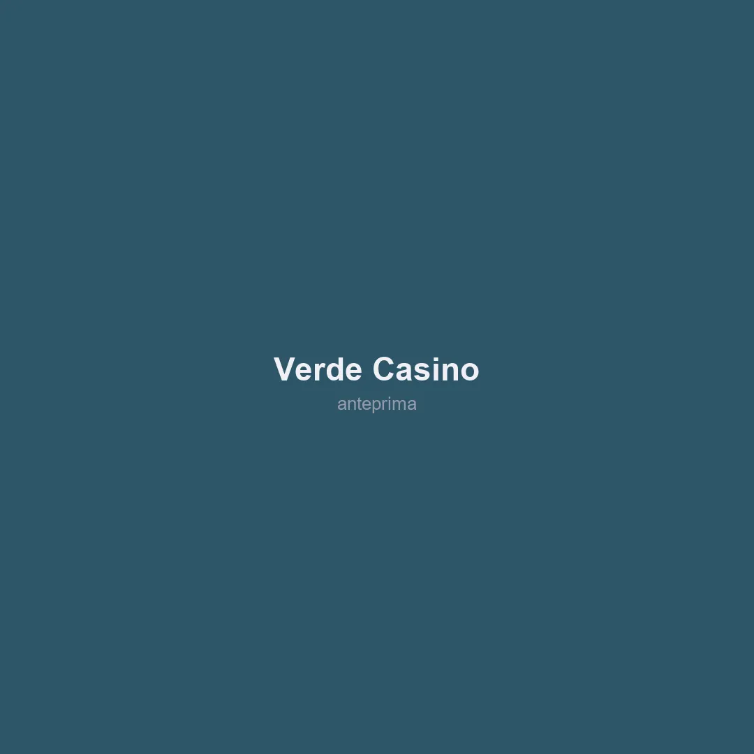 Migliori Casino Polonia 2026 21 Schermata 2 di Verde Casino