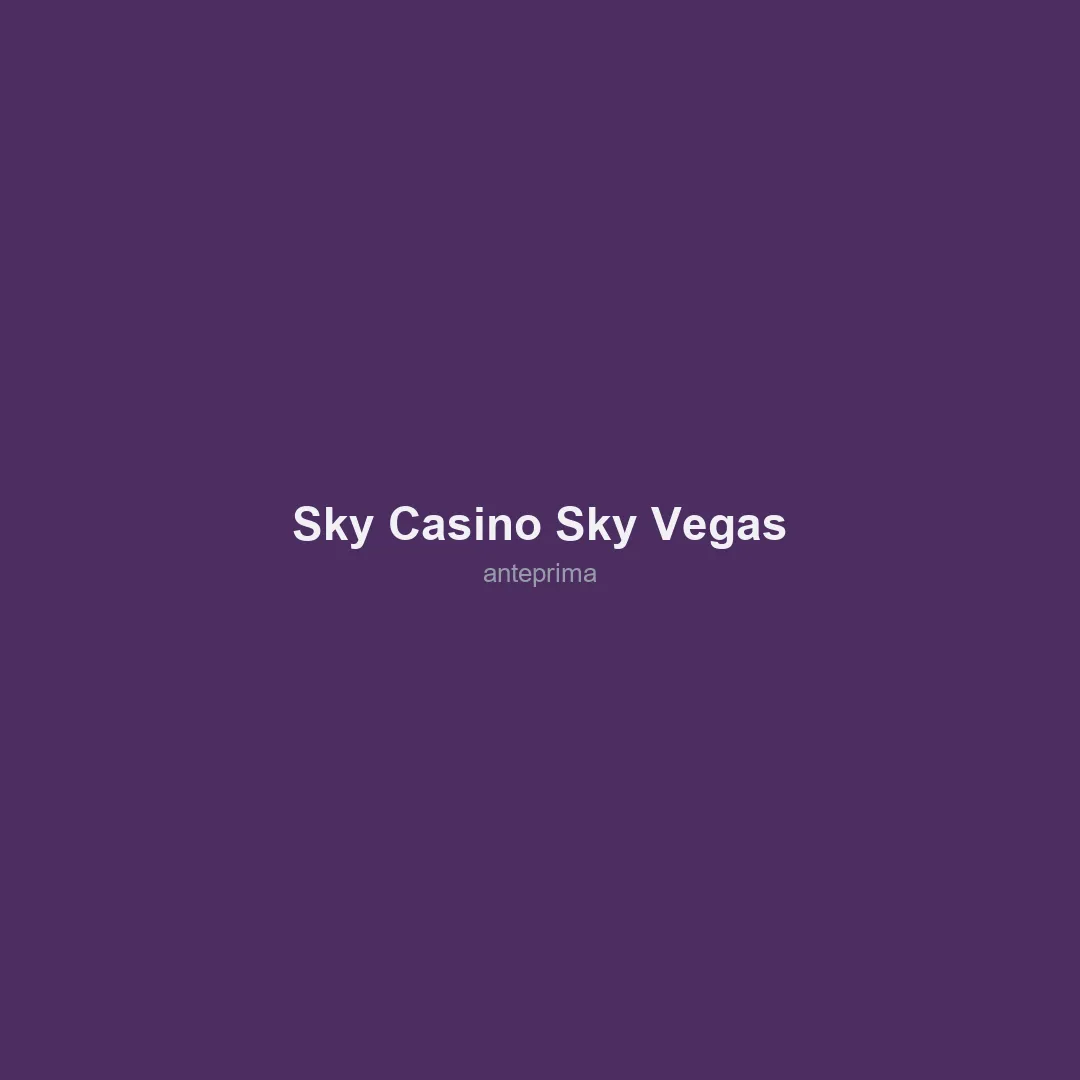 Schermata 3 di Sky Casino / Sky Vegas
