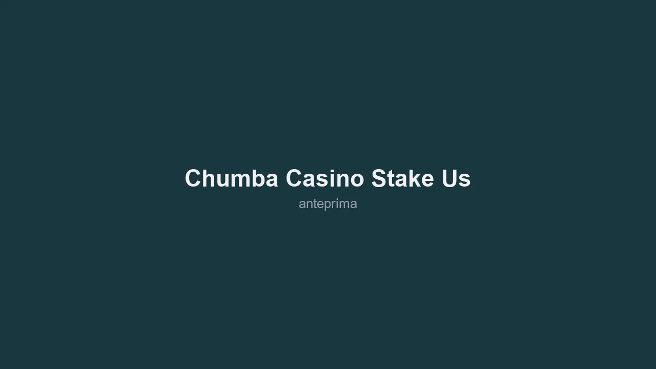 Schermata di Chumba Casino / Stake.us