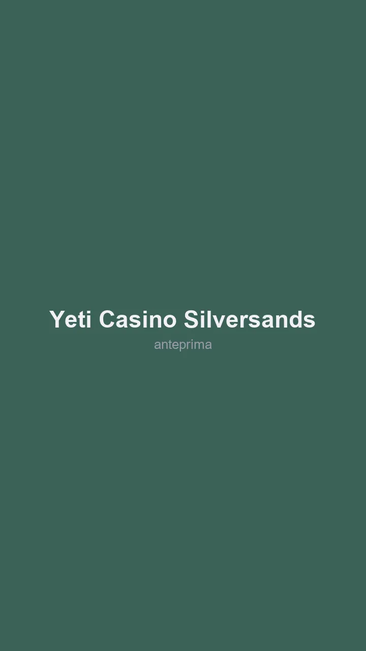 Schermata di Yeti Casino / Silversands