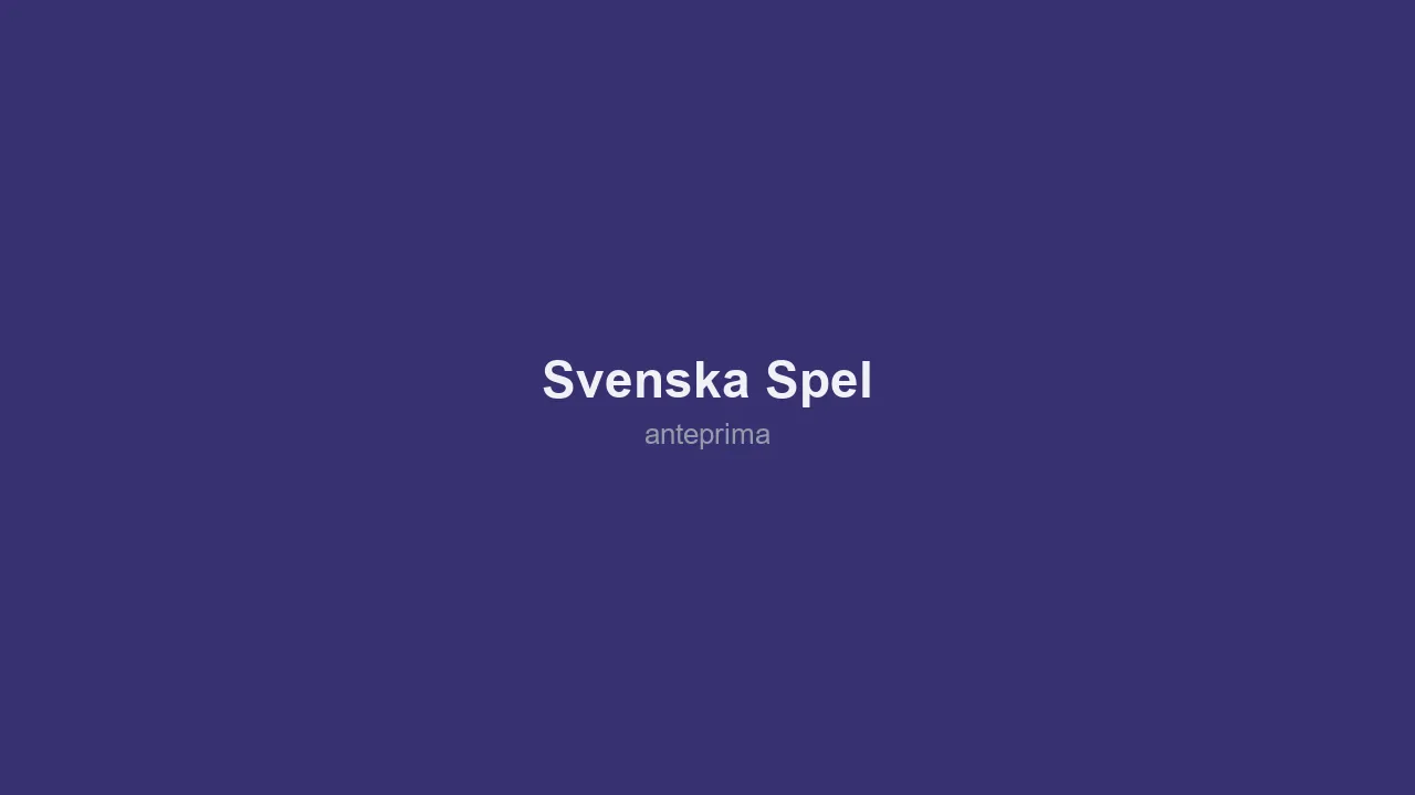 Schermata 2 di Svenska Spel