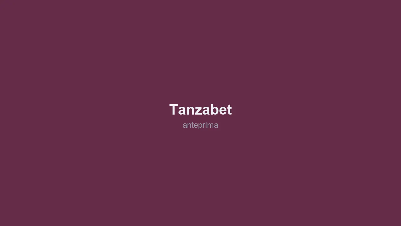 Schermata di Tanzabet