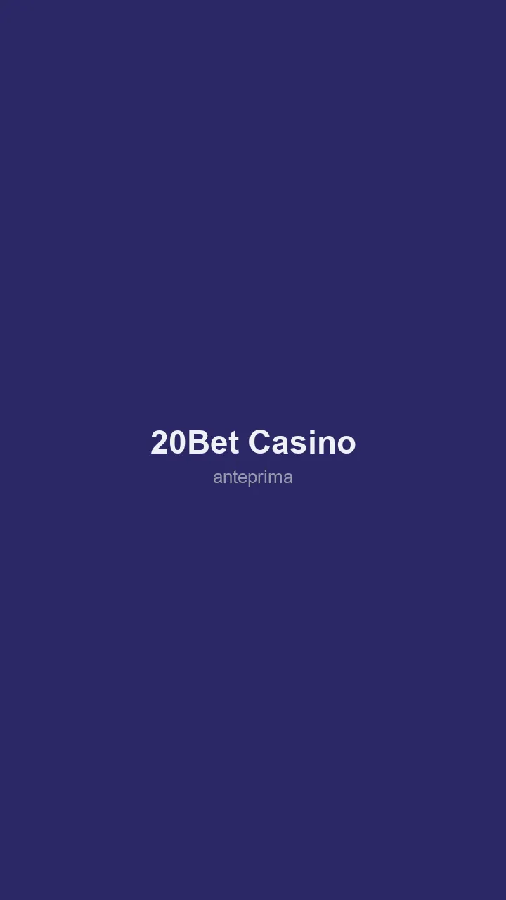 Schermata di 20BET Casino