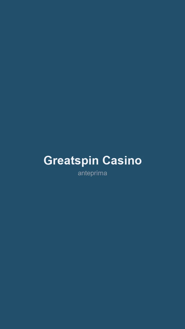 Schermata di GreatSpin Casino