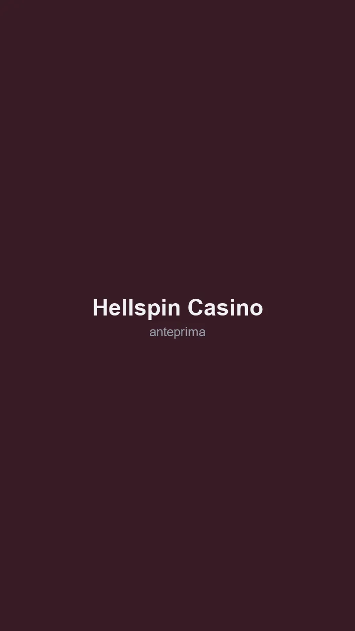 Schermata di Hellspin Casino