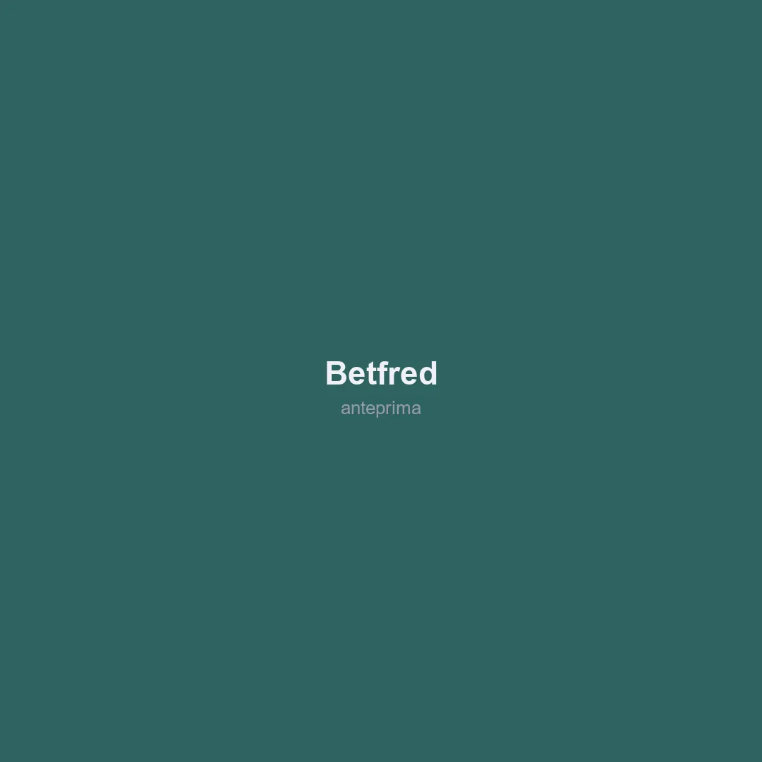 Schermata di Betfred