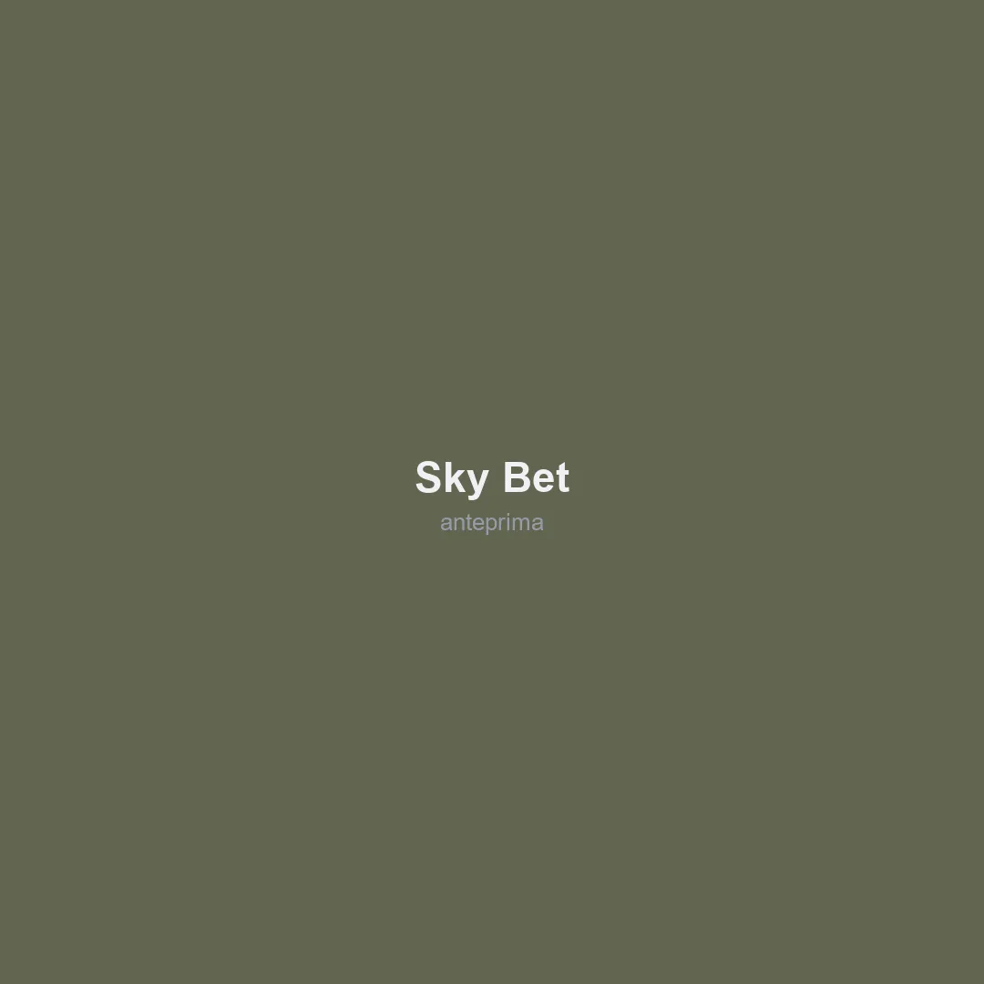 Schermata di Sky Bet