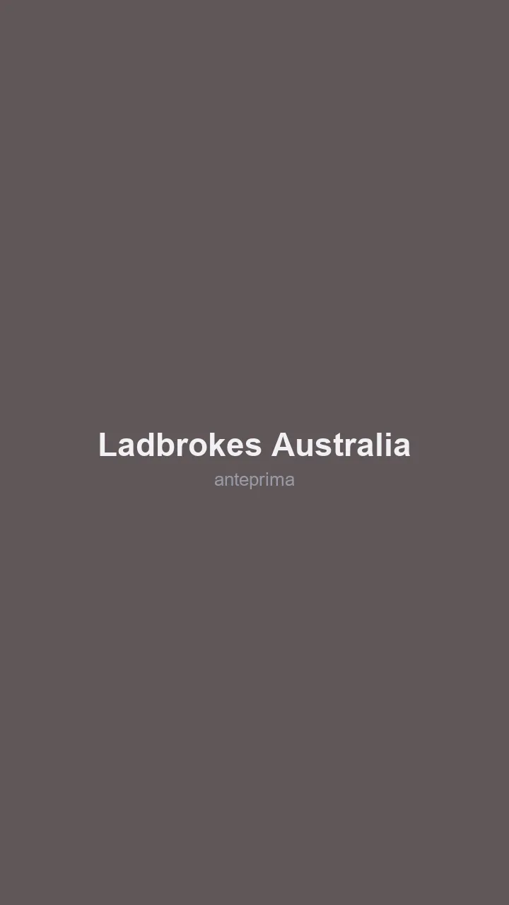 Migliori Siti Scommesse Australia 2026 4 Schermata di Ladbrokes Australia