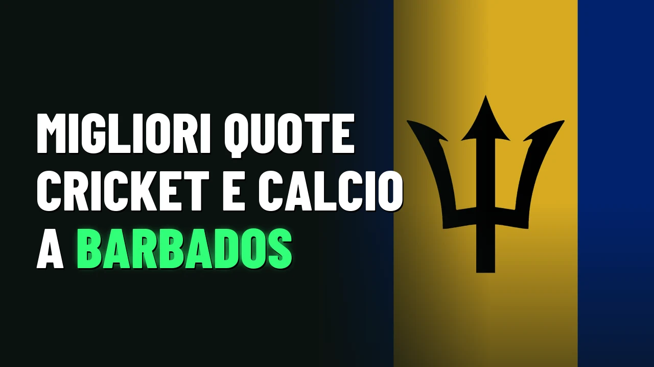 Migliori quote cricket e calcio a Barbados