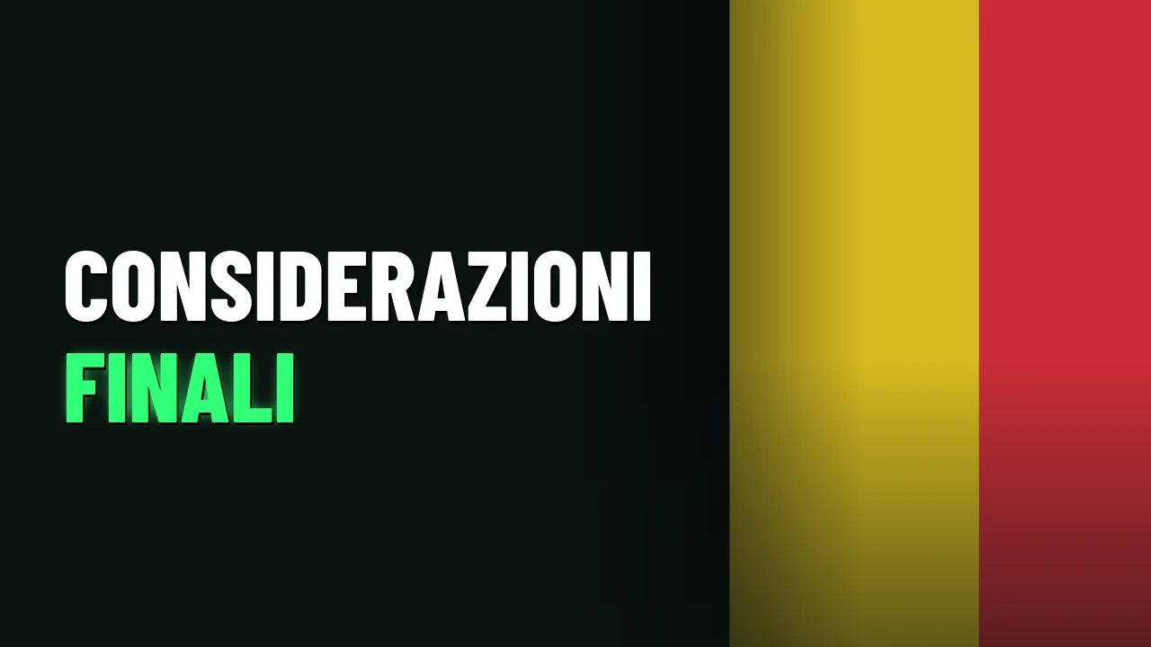 Considerazioni finali