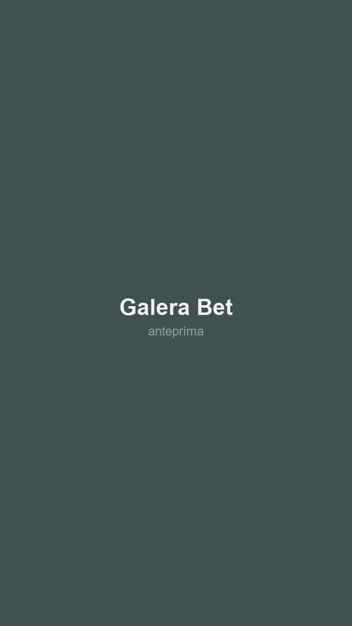 Migliori Siti Scommesse Brasile 2026 12 Schermata di Galera.bet