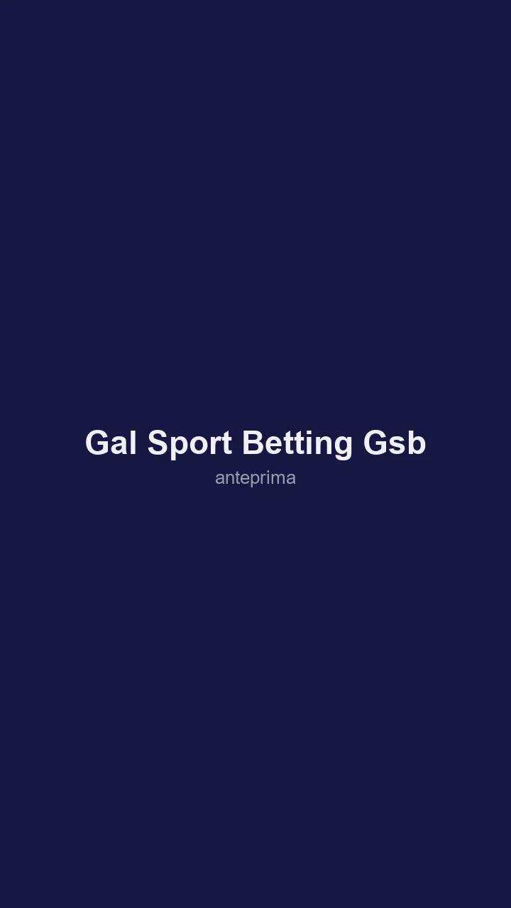 Schermata di Gal Sport Betting (GSB)