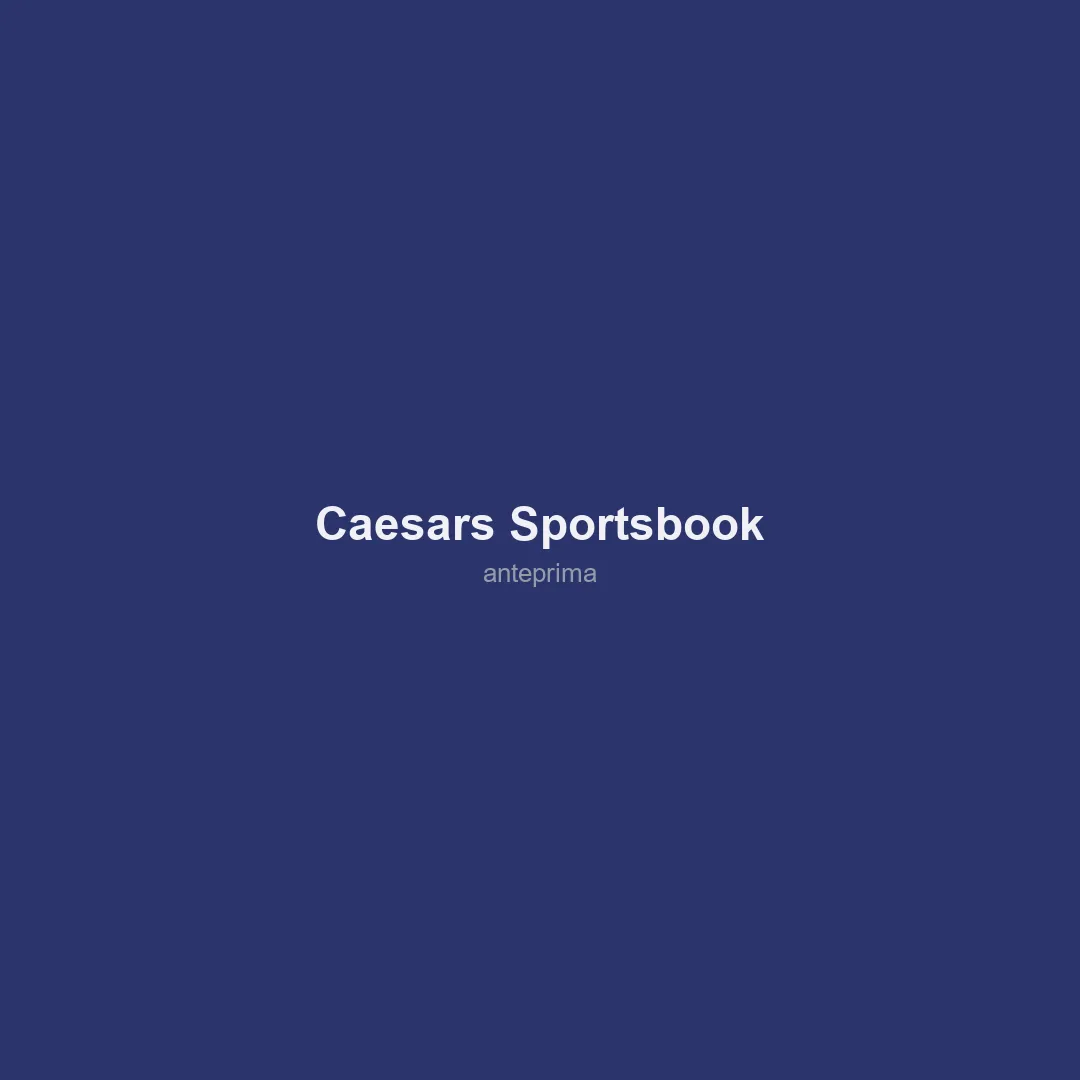 Migliori Siti Scommesse Canada 2026 4 Schermata di Caesars Sportsbook