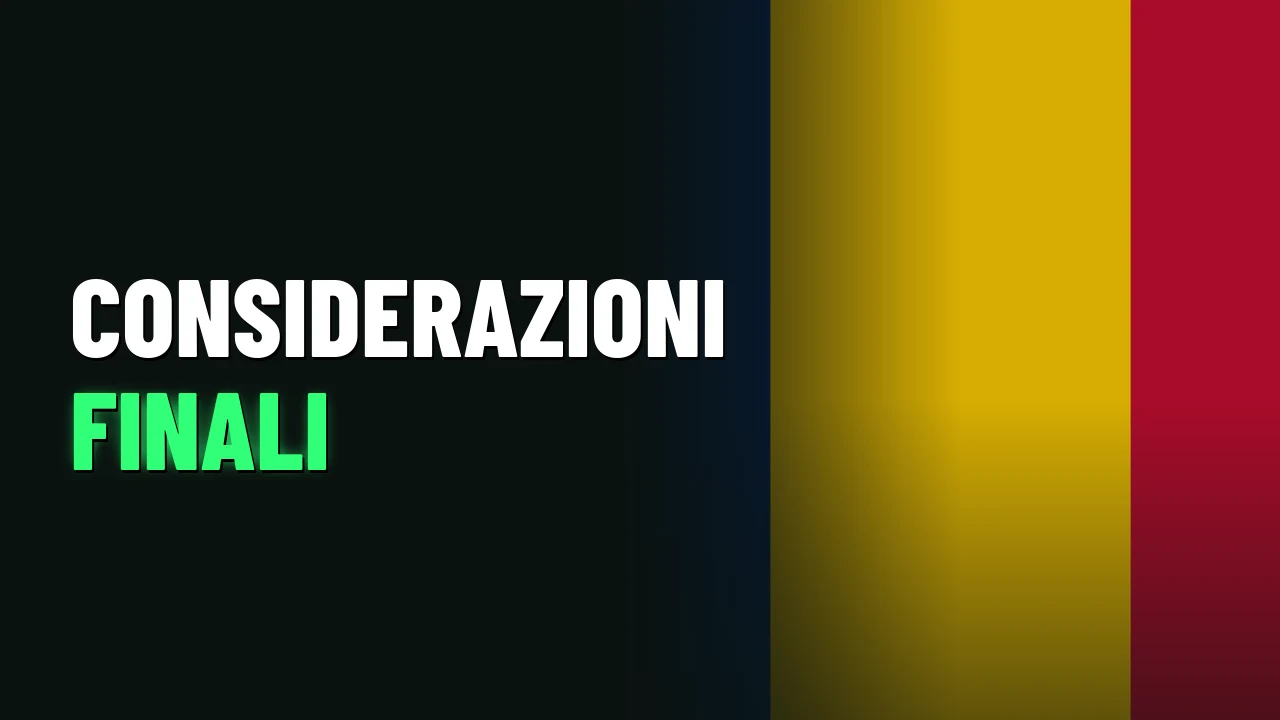Migliori Siti Scommesse Ciad 2026 34 Considerazioni finali